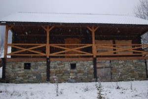 Front of chalet