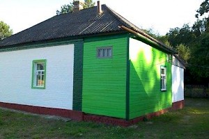 Side of Ukrainian cottage