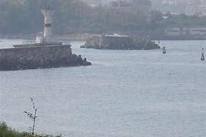 View from plot of Sevastopol harbour entrance