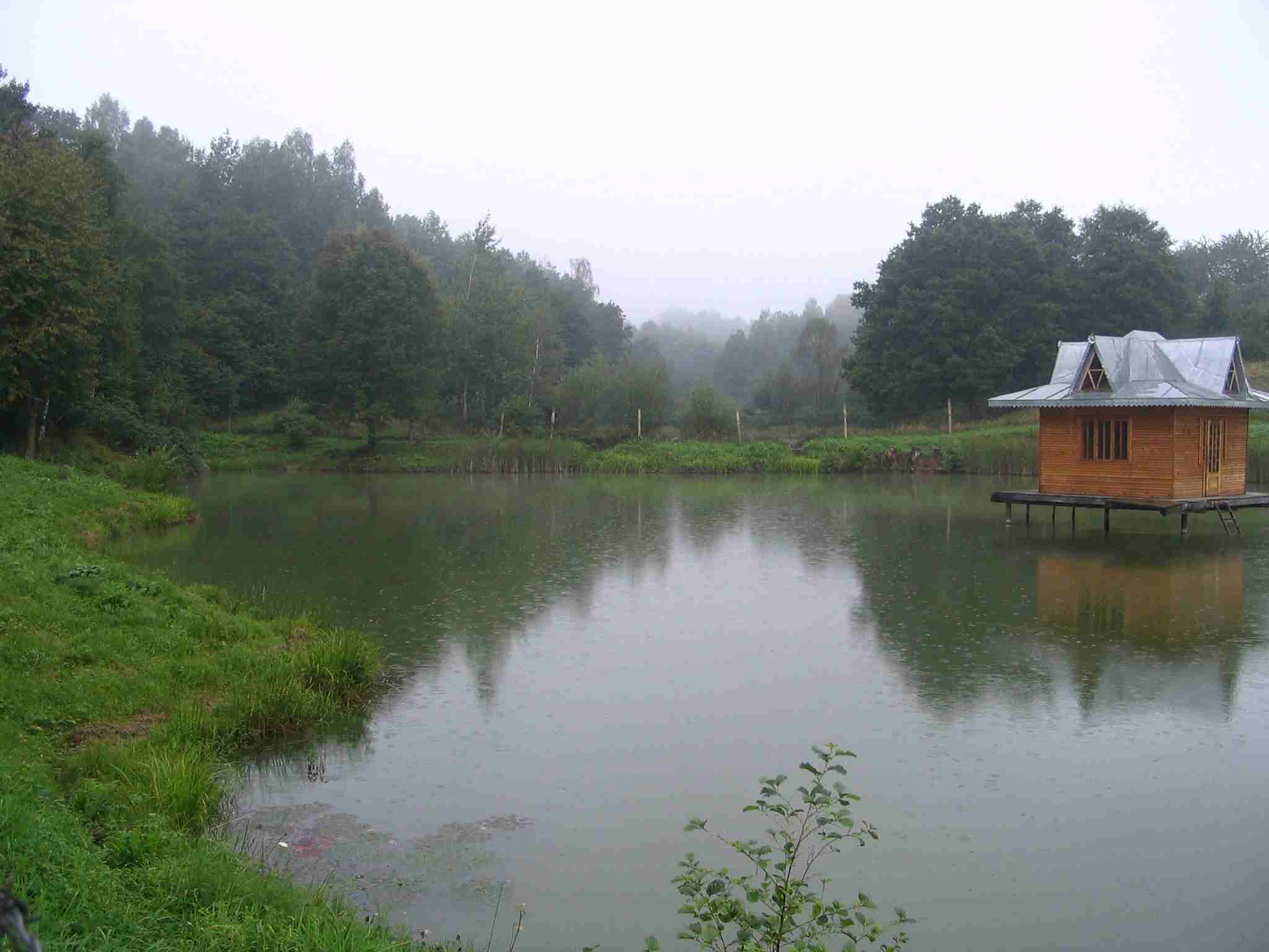 Two plots and lakes in the Carpathian mountains