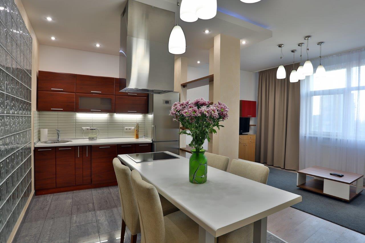 Superb two bedroom apartment for rent in Kiev just minutes from the metro.