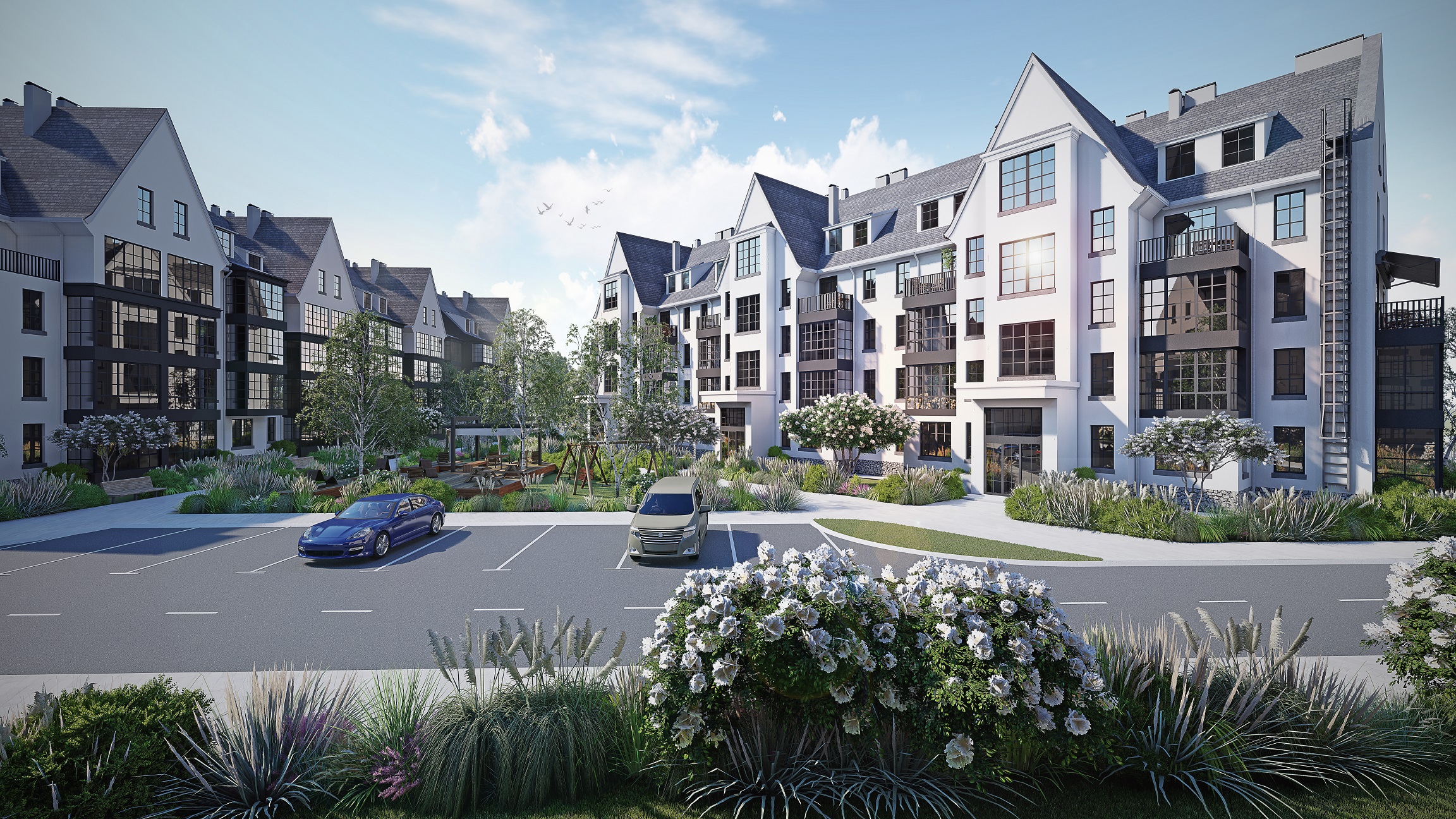 New building in leafy and popular new development in popular Kiev suburb