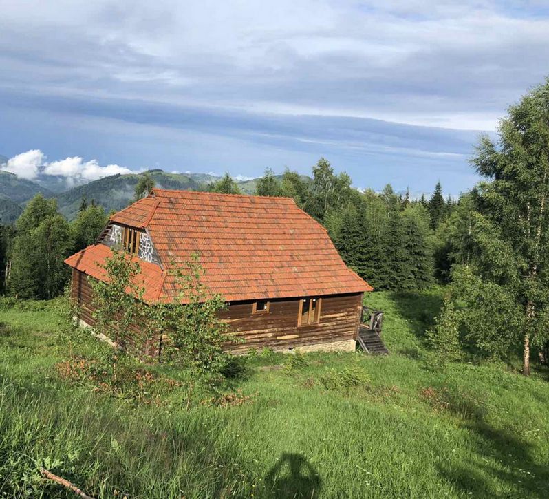 Large and solid new wooden chalet on huge plot, with great Carpathian
